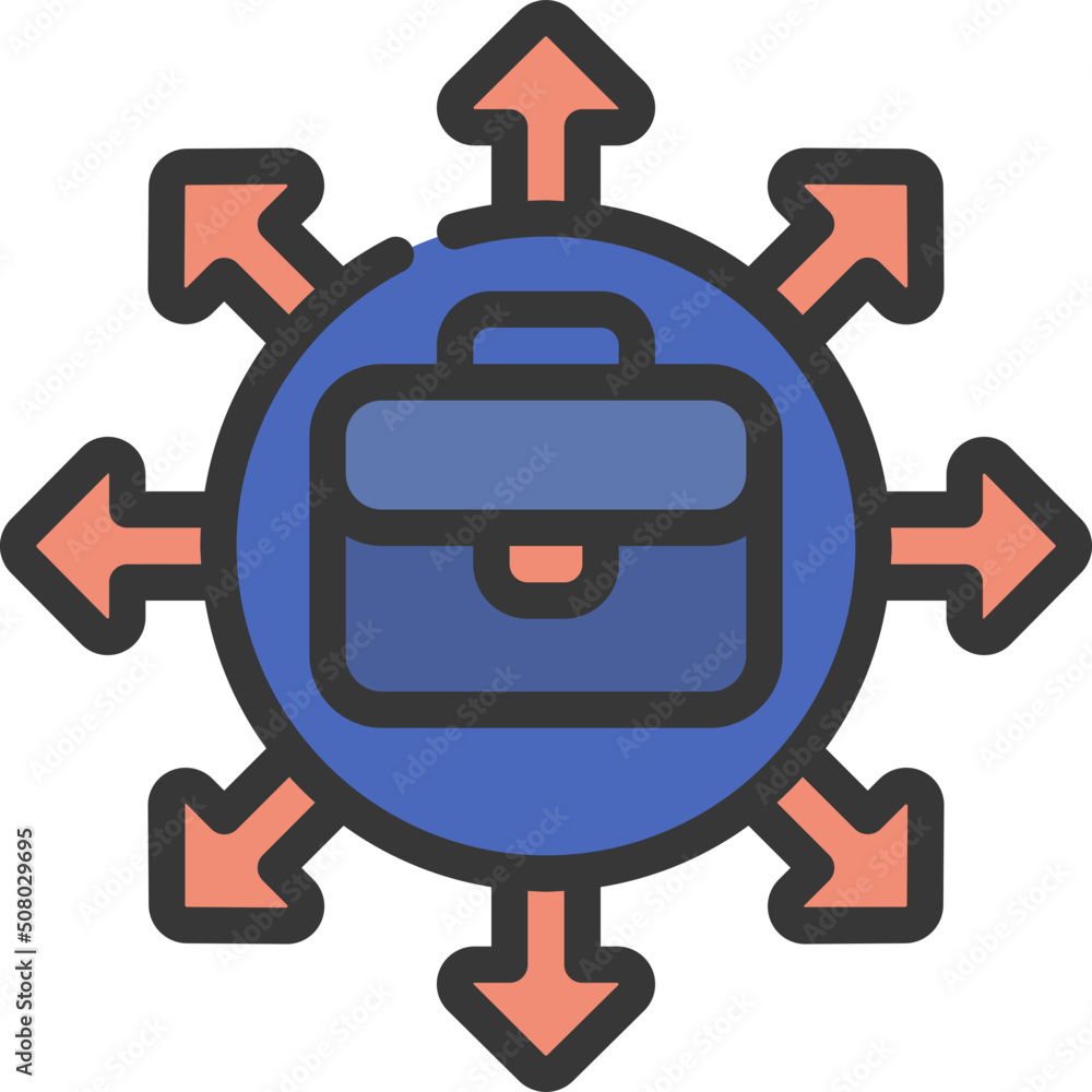 Outsource Business Icon Outsource Business Icon