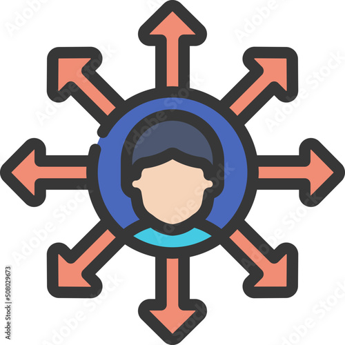 Outsource Employees Icon