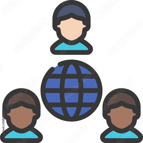 Internet Workers Icon