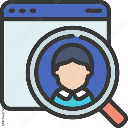 Search For Employees Icon