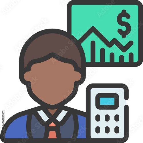 Accountant Person Icon