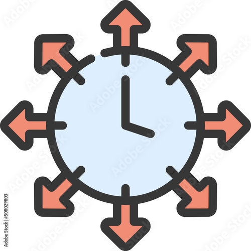 Time Outsourcing Icon