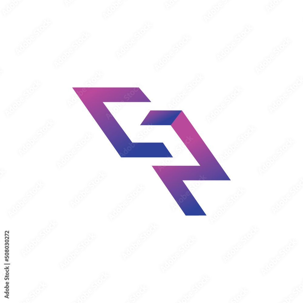 letter GP logo in geometric shape in purple color letter GP logo in geometric shape in purple color