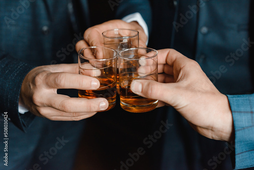 person holding a glass