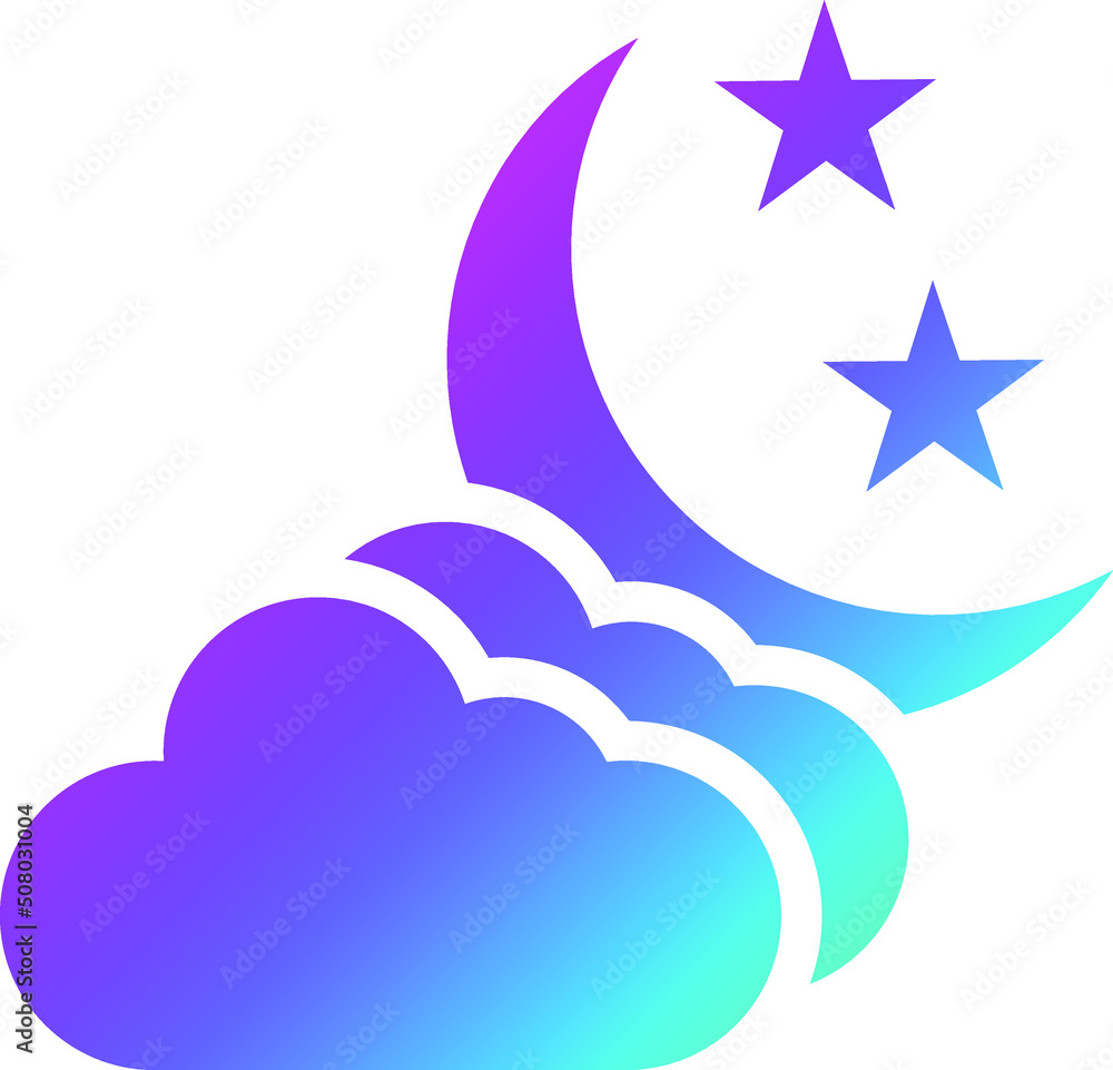 Night Vector Icon Design Illustration Night Vector Icon Design Illustration