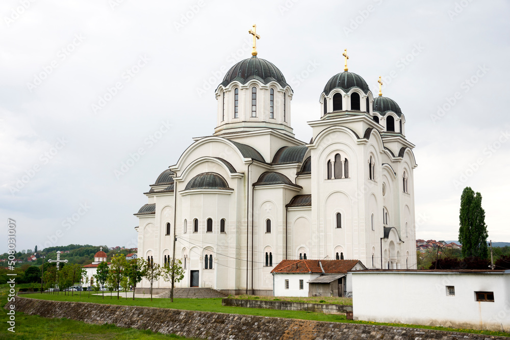 Orthodox church in Valjevo in Serbia