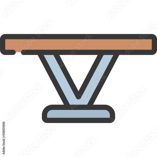 Modern Dining Table Icon