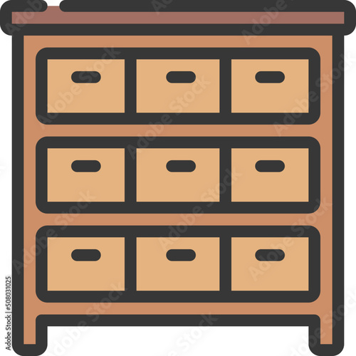 Chest Of Drawers Icon