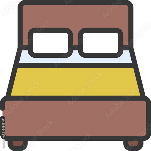 Double Bed Icon