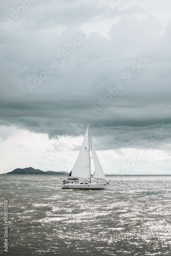 sailboat on the sea