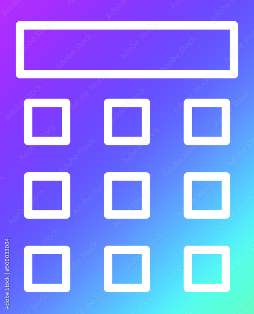 Calculator Vector Icon Design Illustration Calculator Vector Icon Design Illustration