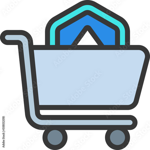 Token In Trolley Icon