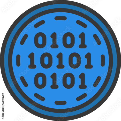 Binary Coin Icon