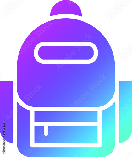 Bagpack Vector Icon Design Illustration