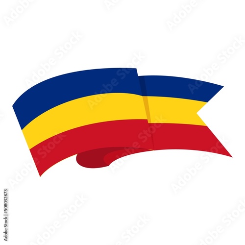 Free Download Romania flag icon cartoon vector. Romanian country. Travel day - GFXLoad