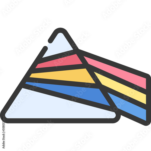 Pyramid Light Icon