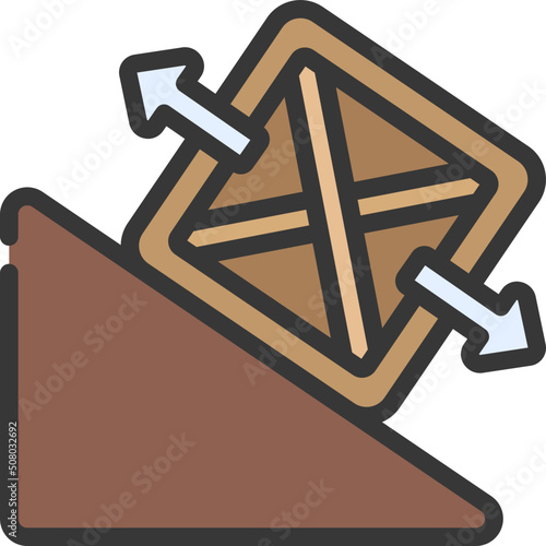 Frictional Force Icon
