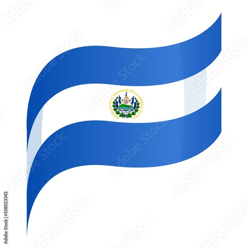 El Salvador freedom icon cartoon vector. National country. Independence day photo
