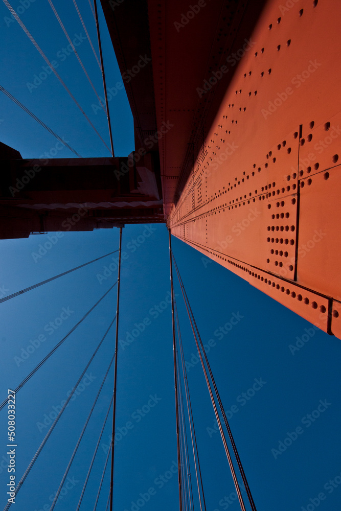 Fototapeta premium Red Wires 2 - San Francisco