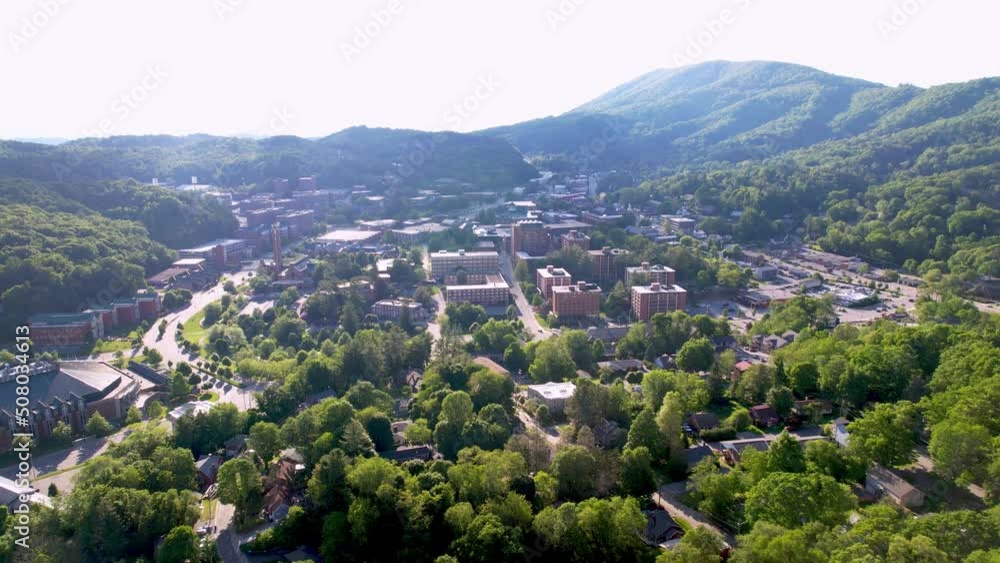 aerial pullout from boone nc, north carolina aerial pullout from boone nc, north carolina