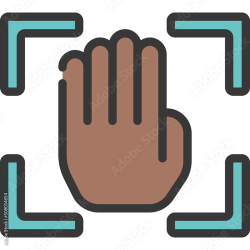 Palm Recognition Icon