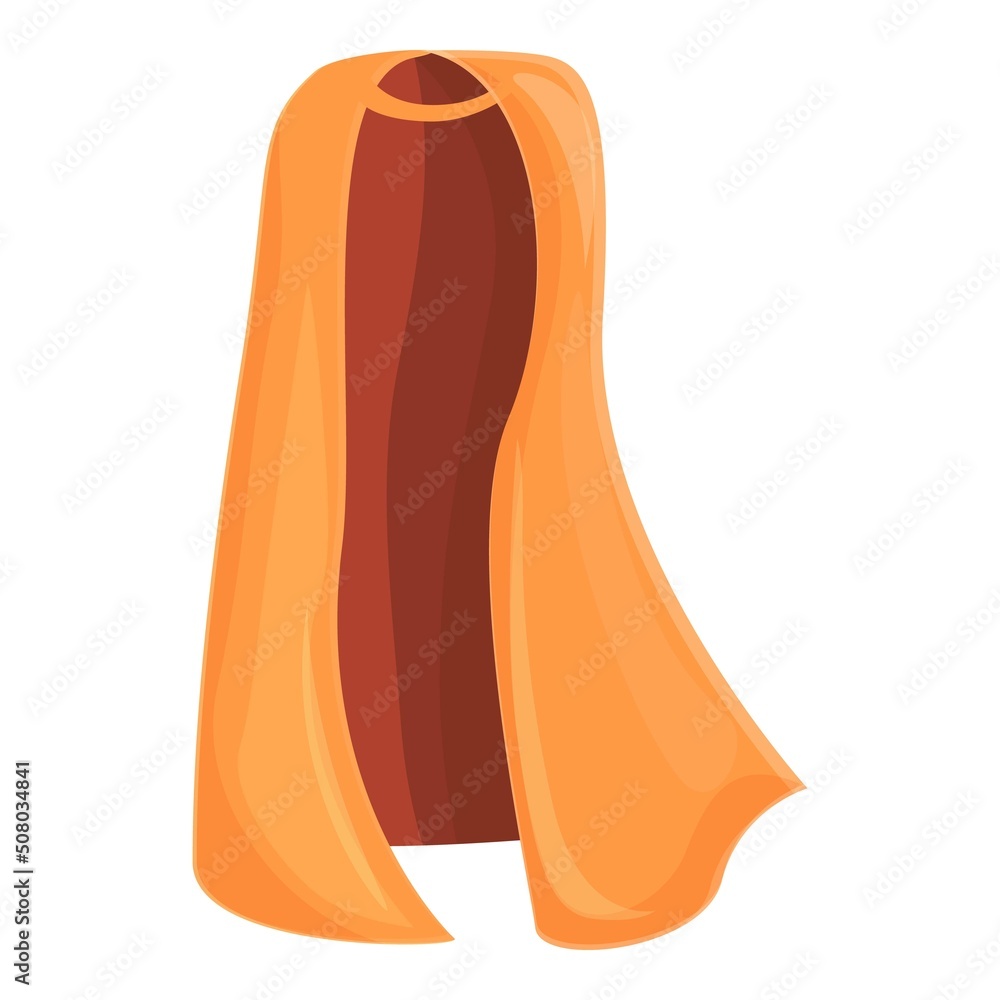 Side cloak icon cartoon vector. Vampire cape. Super mantle Side cloak icon cartoon vector. Vampire cape. Super mantle