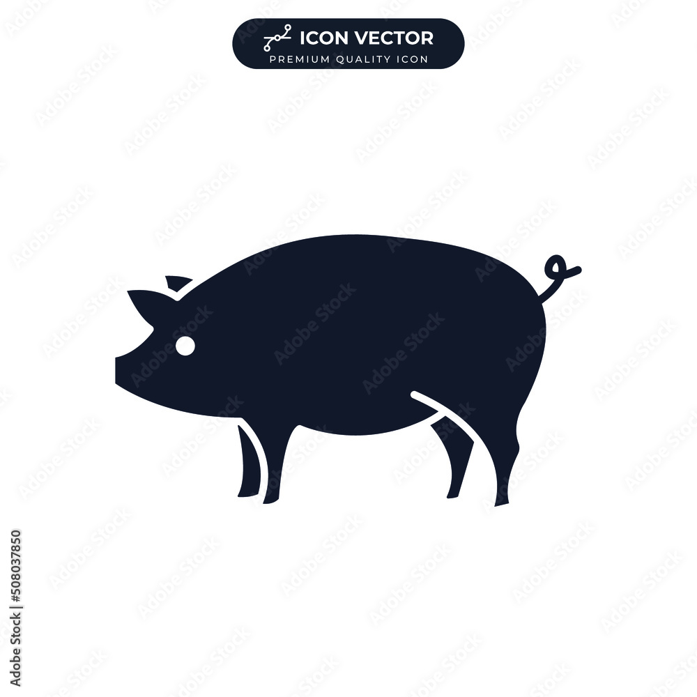 pork icon symbol template for graphic and web design collection logo vector illustration pork icon symbol template for graphic and web design collection logo vector illustration