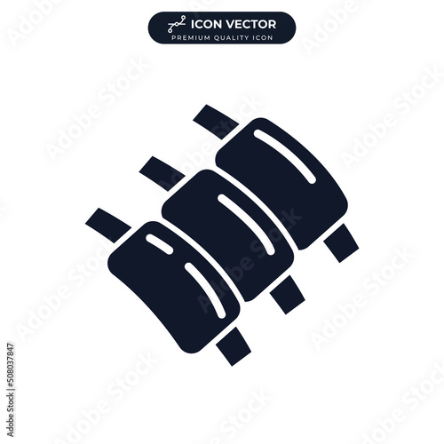ribs icon symbol template for graphic and web design collection logo vector illustration