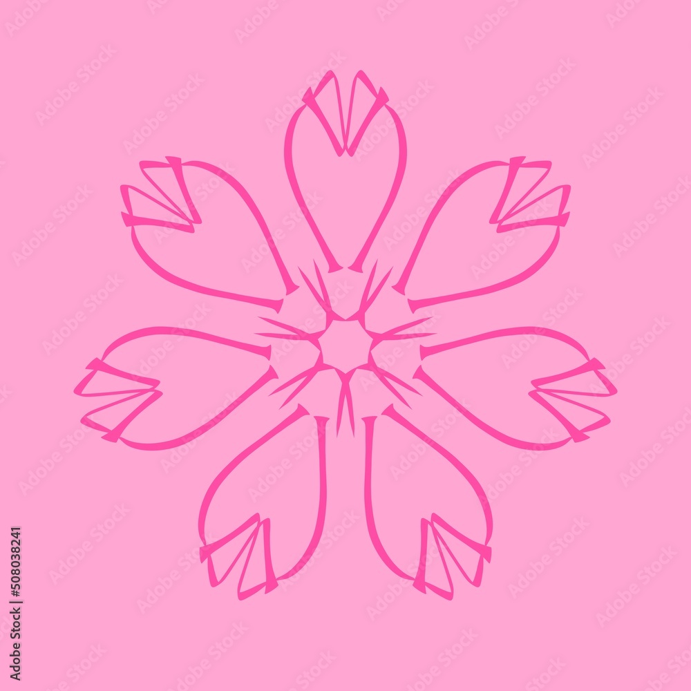 Ethnic oriental mandala. Repeating floral patterns. New Year's snowflake. Background for scrapbooking. Ethnic oriental mandala. Repeating floral patterns. New Year's snowflake. Background for scrapbooking.