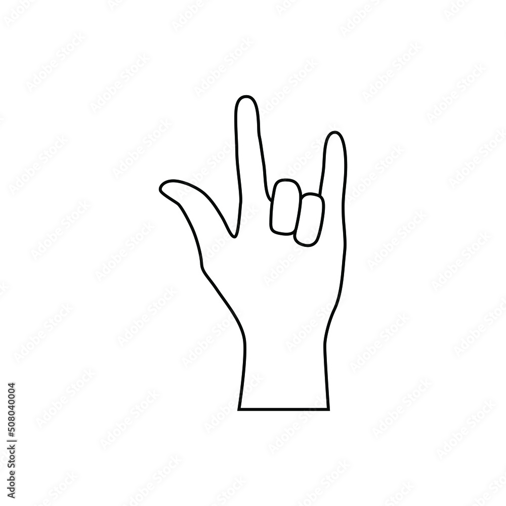 Rock Hand icon vector set. rock and roll illustration sign collection. rock concert symbol or logo. Rock Hand icon vector set. rock and roll illustration sign collection. rock concert symbol or logo.