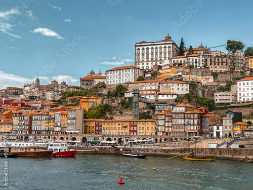 Beautiful view of old town Porto, Portugal