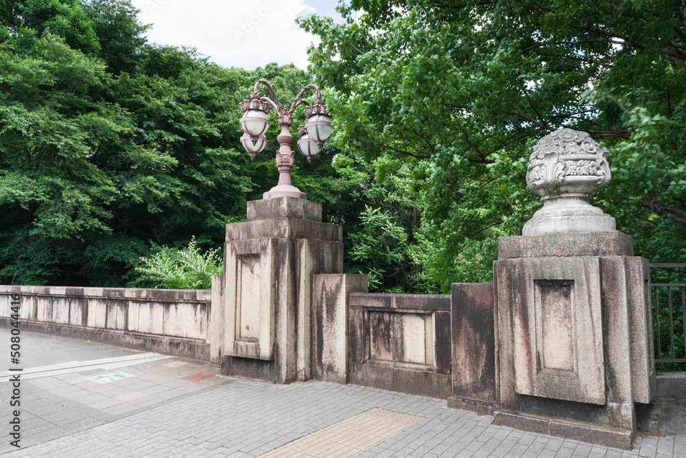 Obraz premium 大津橋のレトロな欄干（名古屋市）