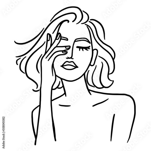 Beauty woman, Woman line art, Woman pose