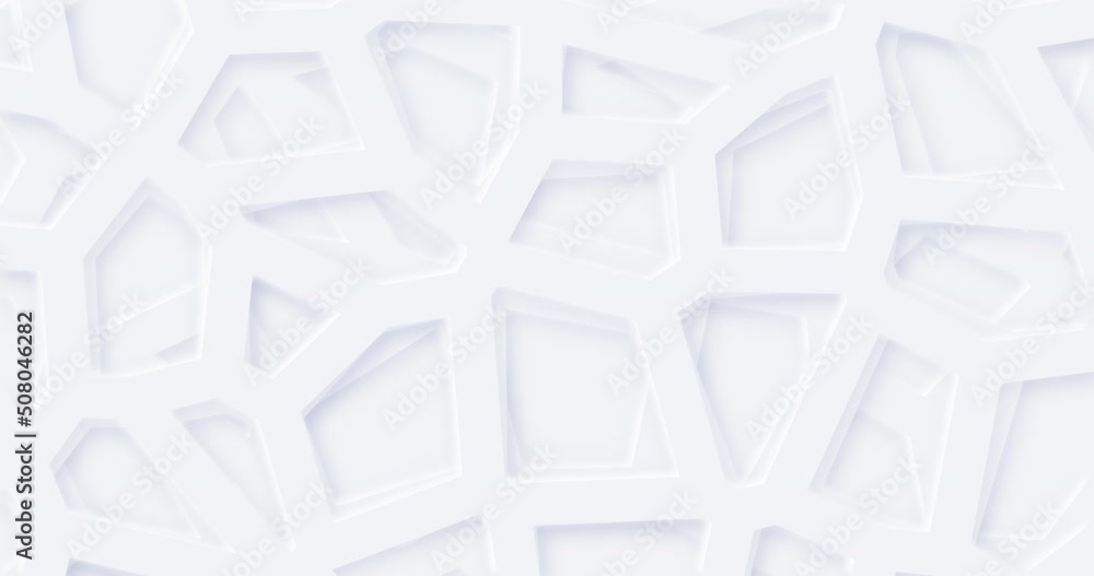 4k Abstract white silver geometric universal background for business presentation. Abstract elegant seamless pattern. Minimalist empty triangular BG. Halftone monochrome cover. Modern digital minimal