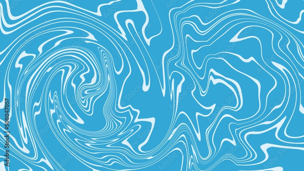 Blue topographic backgrounds and textures with abstract art creations, random white waves line background. retro psychedelic style and Groovy hippie 70s background Blue topographic backgrounds and textures with abstract art creations, random white waves line background. retro psychedelic style and Groovy hippie 70s background