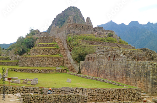 Fantastic Ancient Inca Ruins of Machu Picchu Citadel, New Seven Wonder of the World Site in Cusco Region of Peru, South America