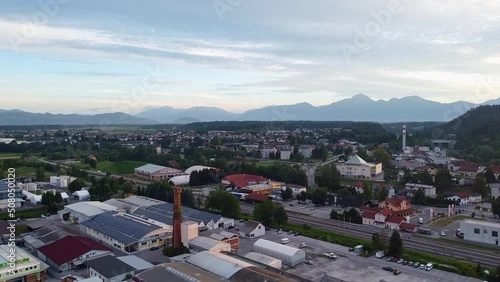 view of the city of medvode photo