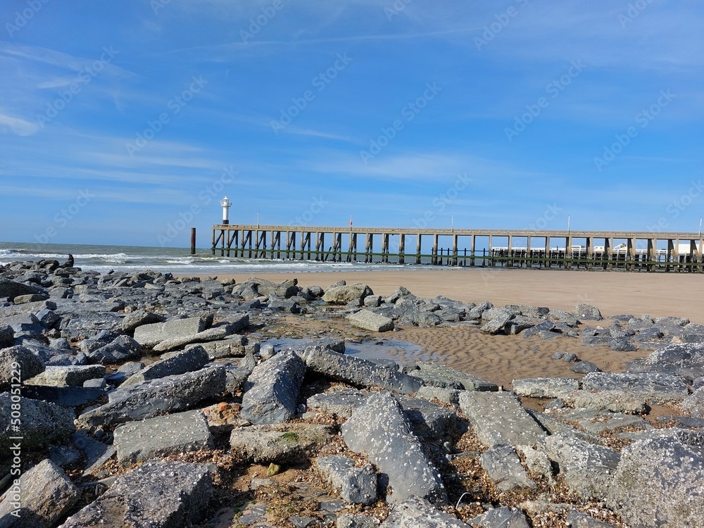 Fototapeta premium Dot by the North Sea