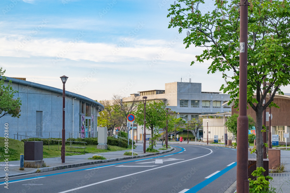 Naklejka premium 北九州学術研究都市の都市景観