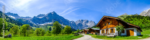 Fotografie, Obraz landscape at the Risstal Valley in Austria