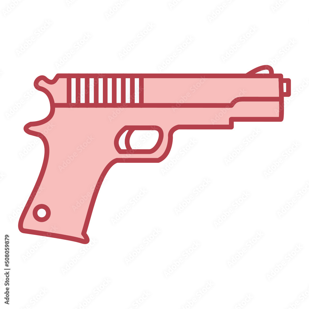 Pistol Icon Design