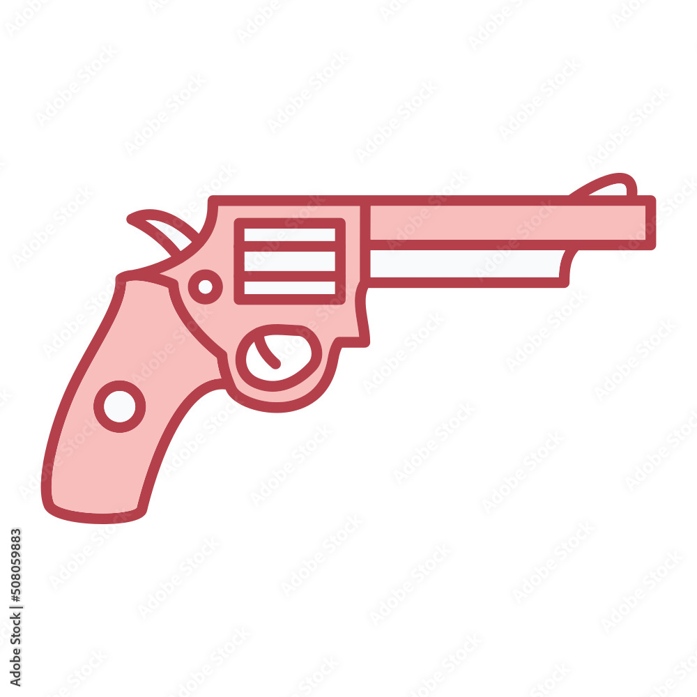 Revolver Icon Design