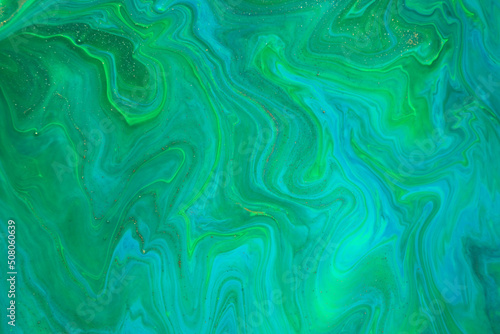Malachite patter imitation. Marbli green background.
