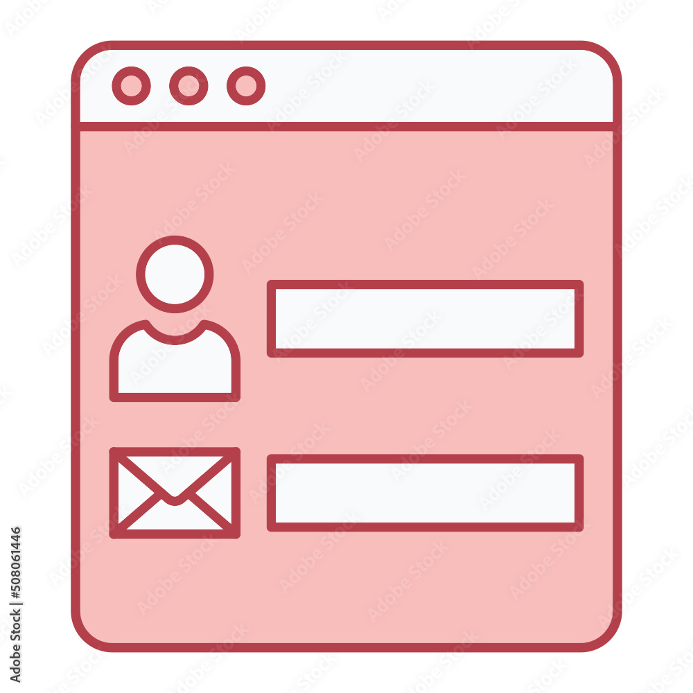 Contact Form Icon Design