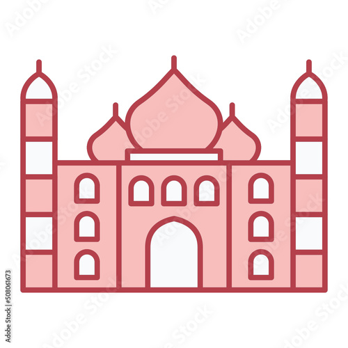 Taj Mahal Icon Design
