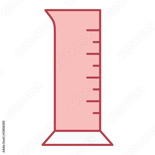 Graduated Cylinder Icon Design