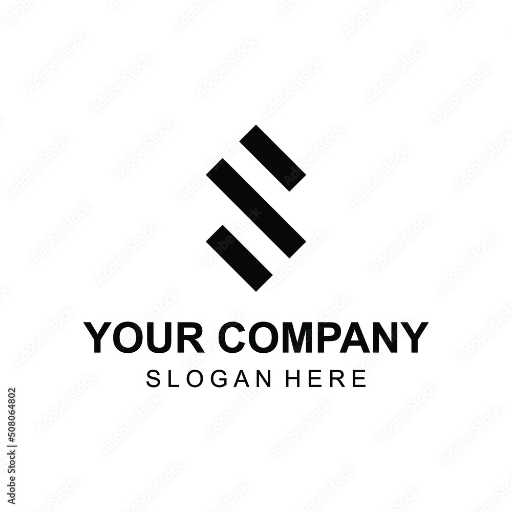 Modern abstract letter S logo design vector Modern abstract letter S logo design vector