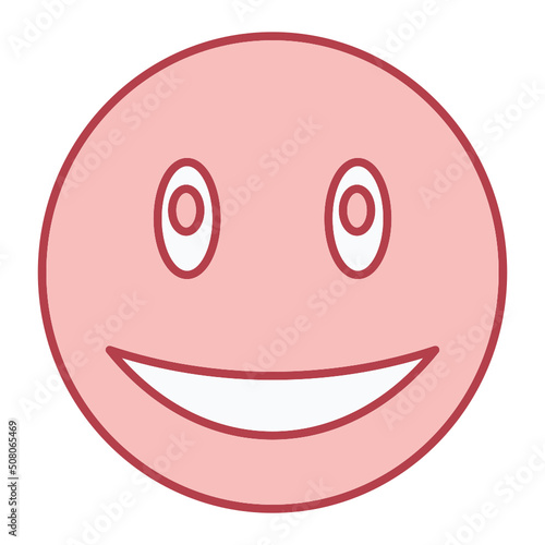 Smiling Emoji Icon Design