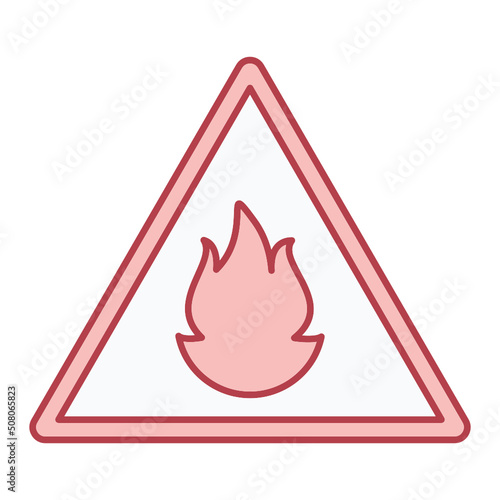 Flammable Icon Design