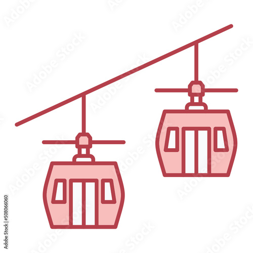 Cableway Icon Design
